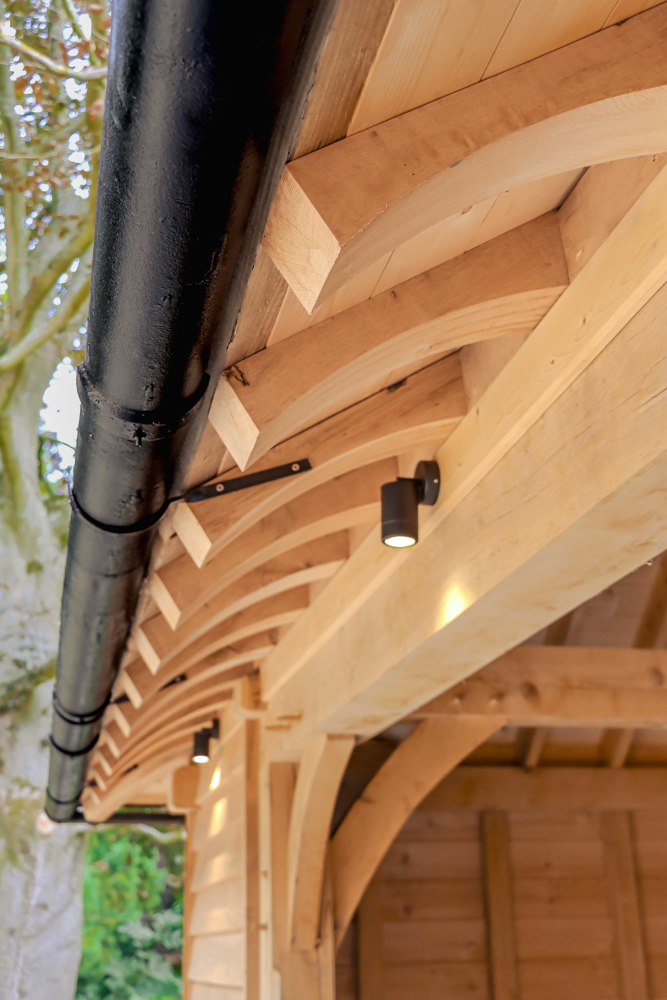 Oak Joist Overhang Detail